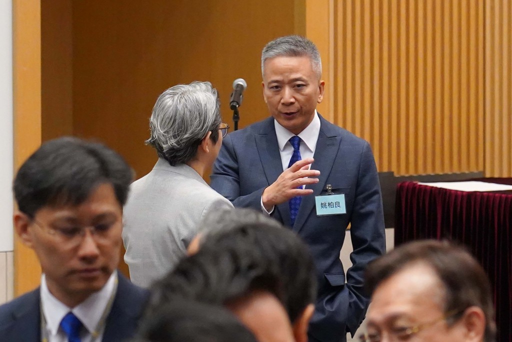 候任選委界議員姚柏良。 候任選委界議員姚柏良。