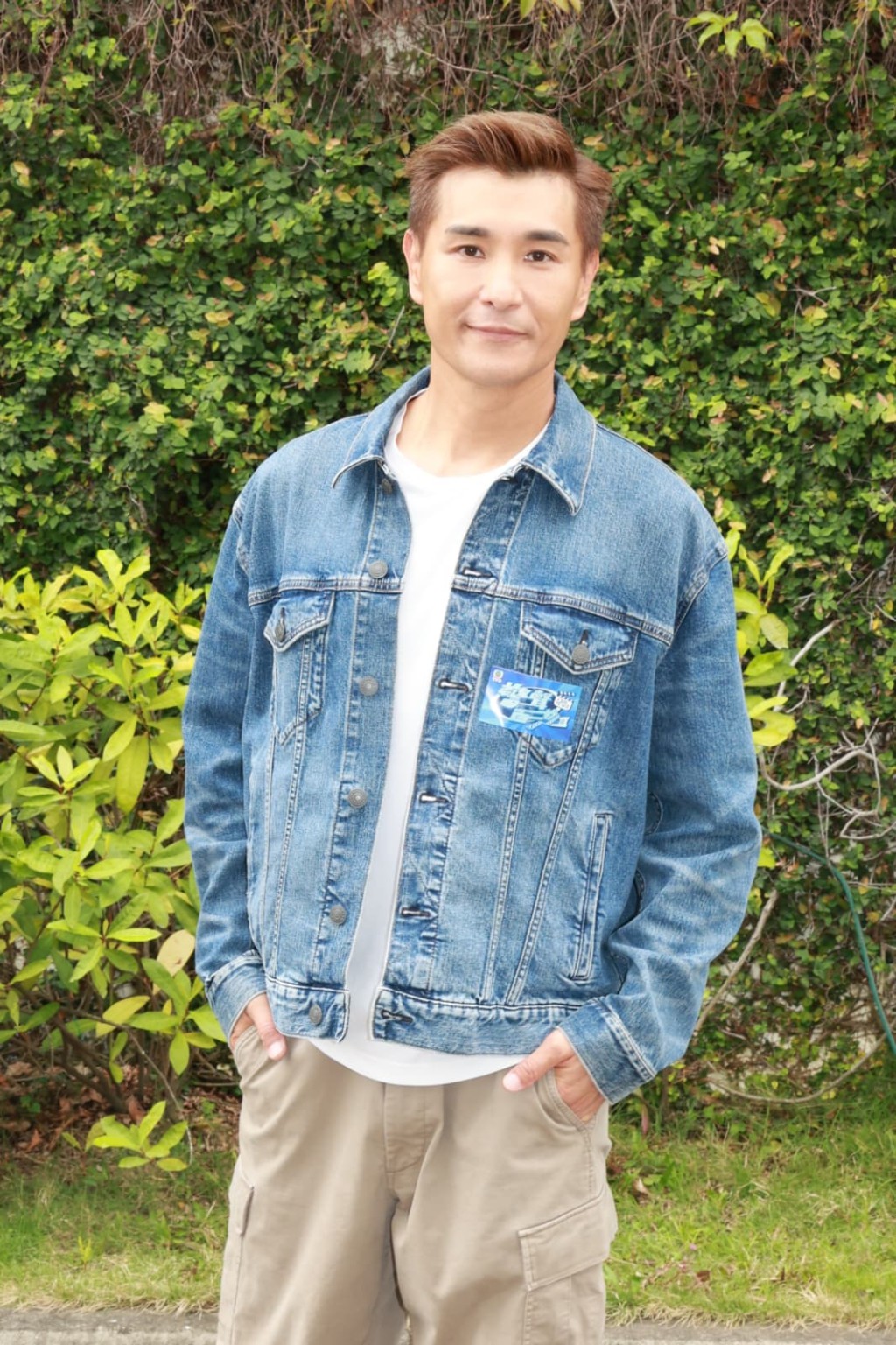 陳展鵬現身電視城準備拍攝《警聲百二秒III》。 陳展鵬現身電視城準備拍攝《警聲百二秒III》。