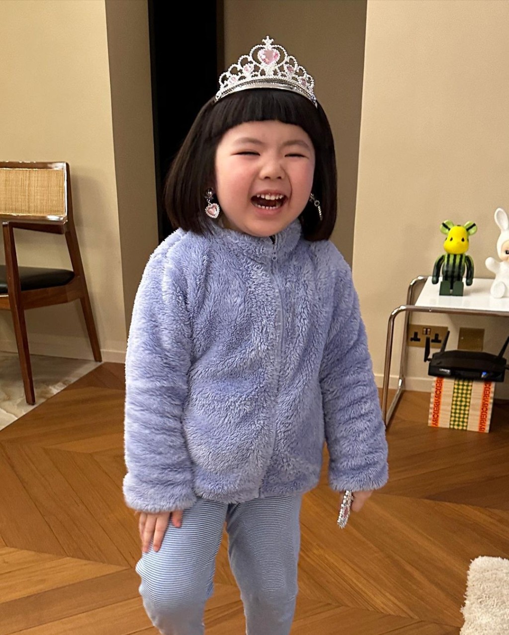 李璨琛和太太梁志瑩的大女Lucy就快5歲生日。