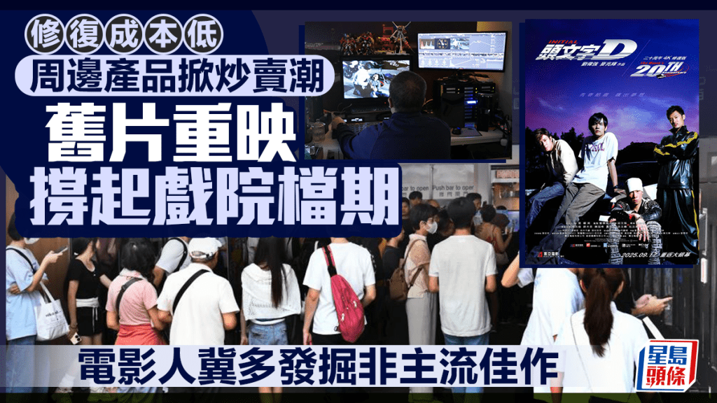 新片产量减少，重映旧片成为本地院线支撑档期的新策略。