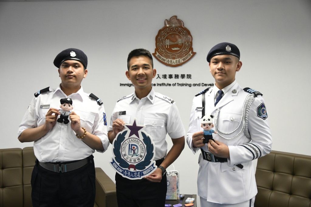 高卓凡(左)、羅樂雋(中)及賴浩言。 高卓凡(左)、羅樂雋(中)及賴浩言。
