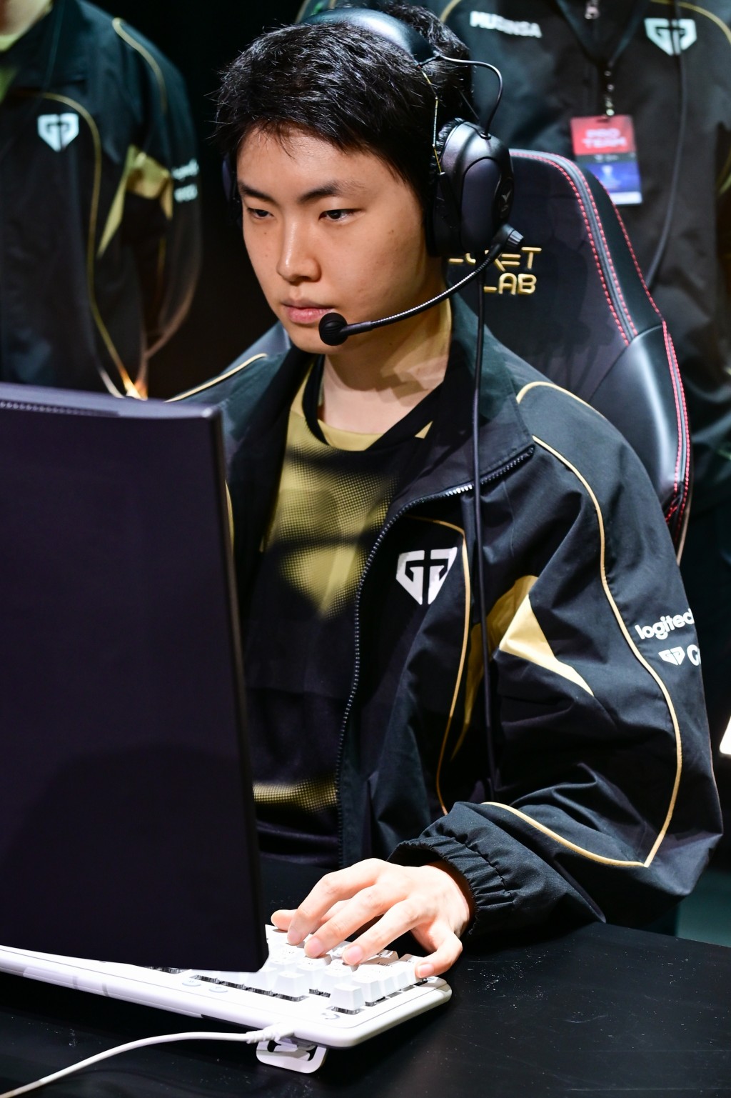 Chovy在效力Gen.G中多次击败Faker带领的T1。摄影：魏国谦