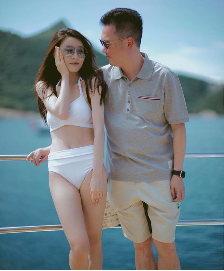 林夏薇和丈夫莫贊生。 林夏薇和丈夫莫贊生。
