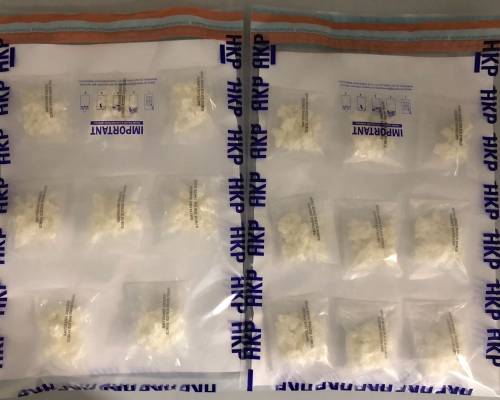 警方檢獲的證物。