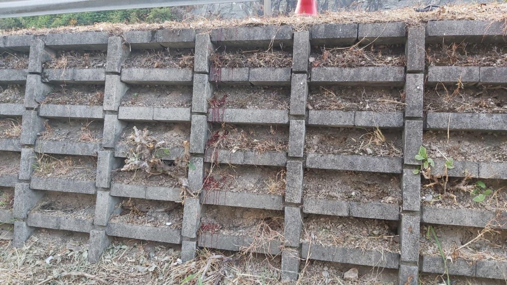 當日現場血跡斑斑。資料圖片