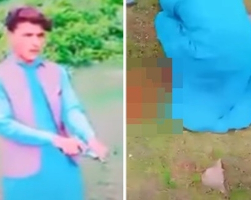 巴基斯坦少年欲拍片假扮吞槍，卻意外自轟身亡。網圖