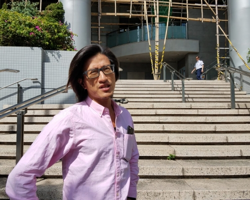 41歲被告「龍心」本名林克霖。法庭記者攝