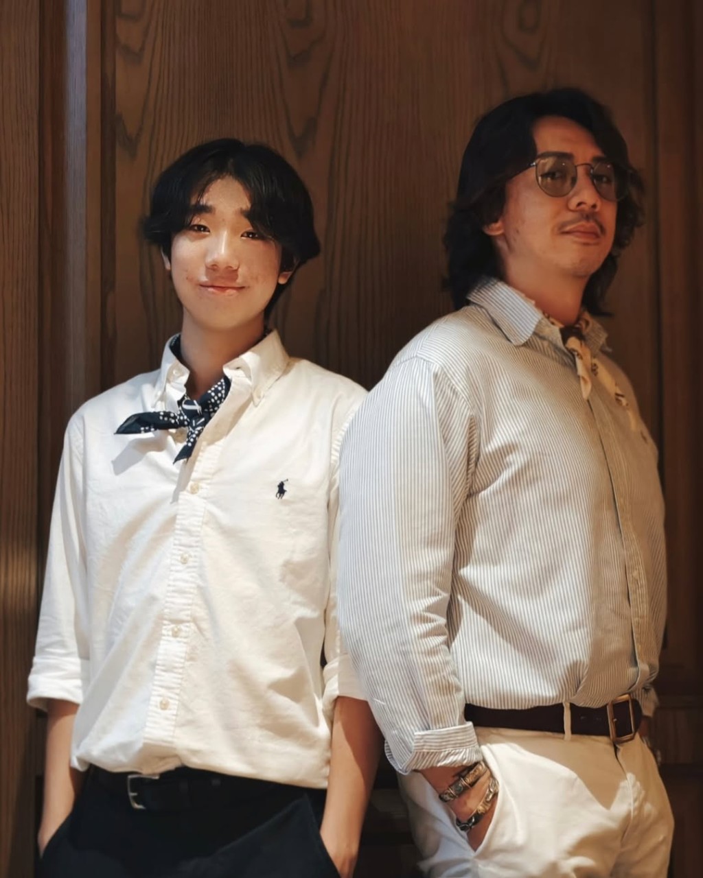 張瞻中學畢業,幾乎已和張繼聰一樣高。 張瞻中學畢業,幾乎已和張繼聰一樣高。