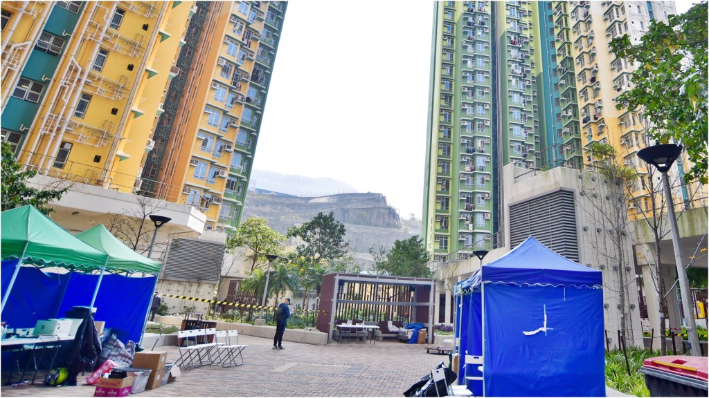 盛泰樓完成圍封，發現28宗陽性和1宗不確定個案。資料圖片