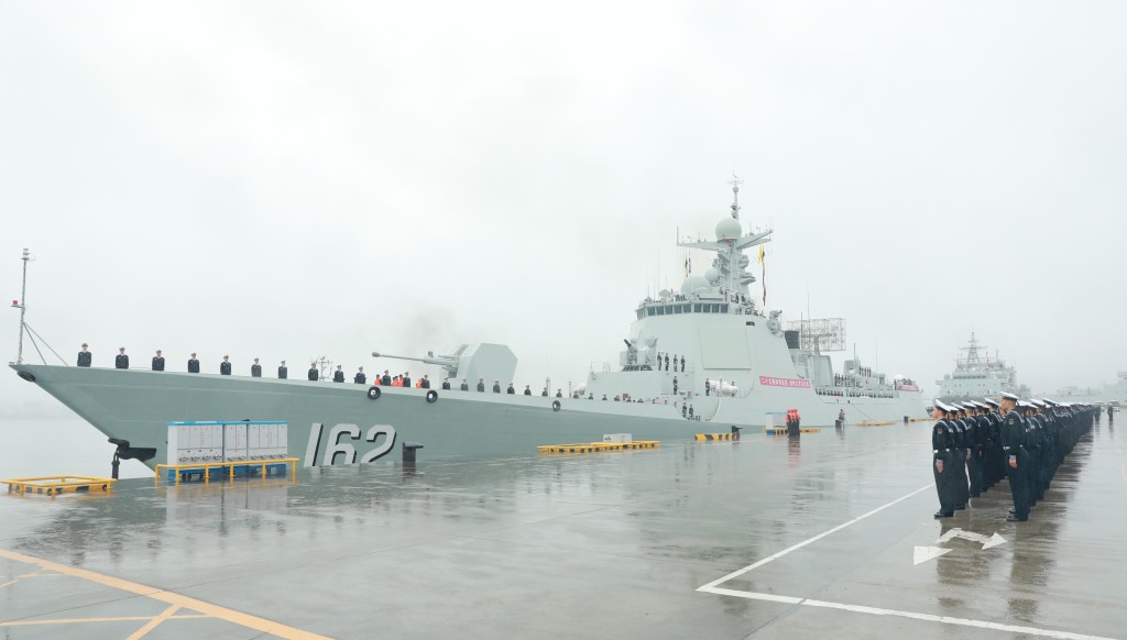 海軍第43批護航編隊今年1月在湛江起航。
