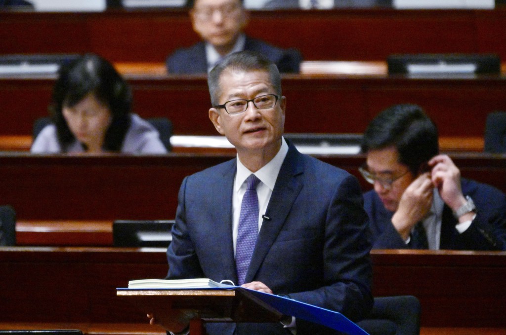 財政司司長陳茂波。蘇正謙攝 財政司司長陳茂波。蘇正謙攝