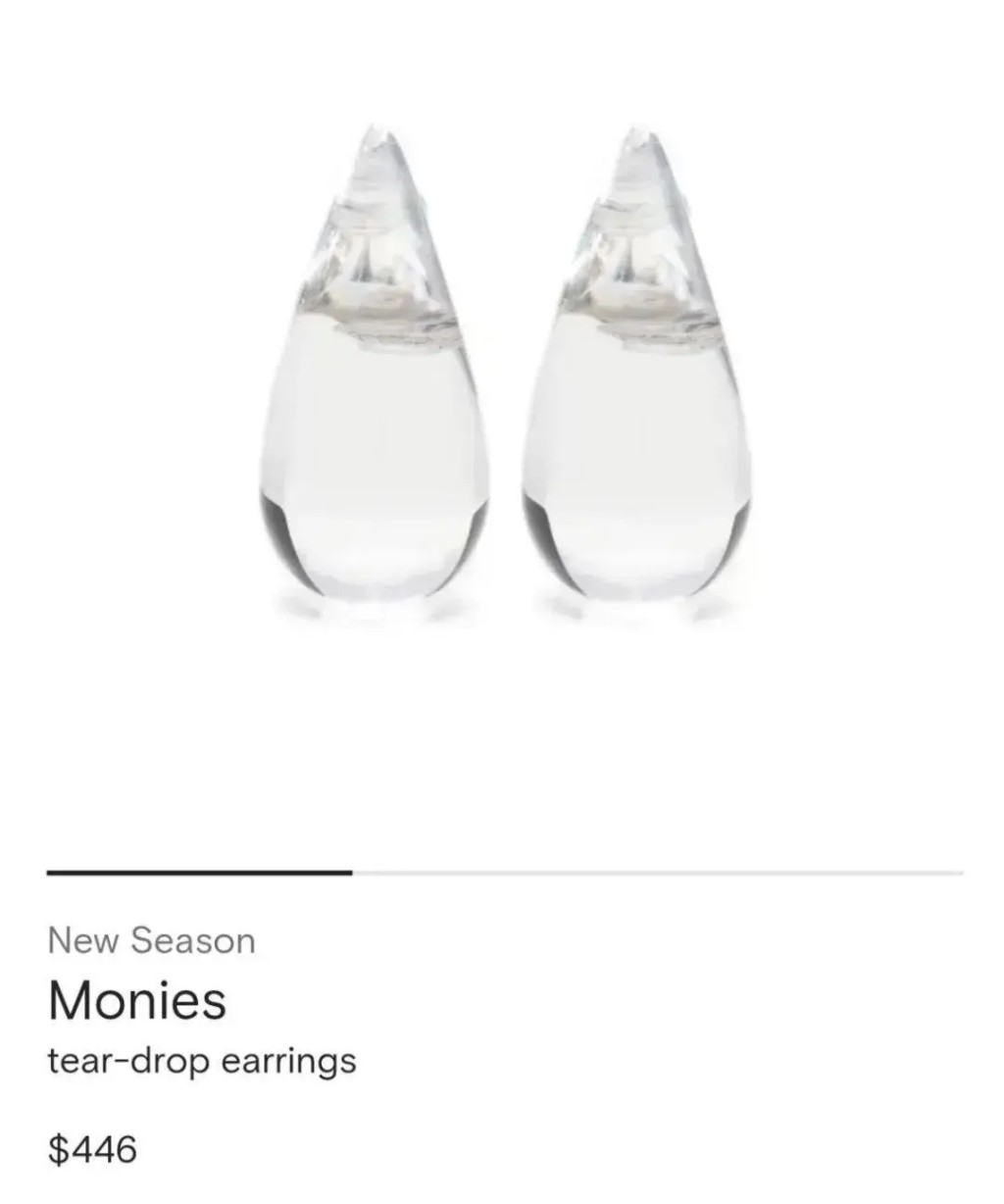 網民找到疑似同款耳環。