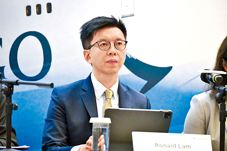 林紹波表示，國泰的重建之路進展良好。