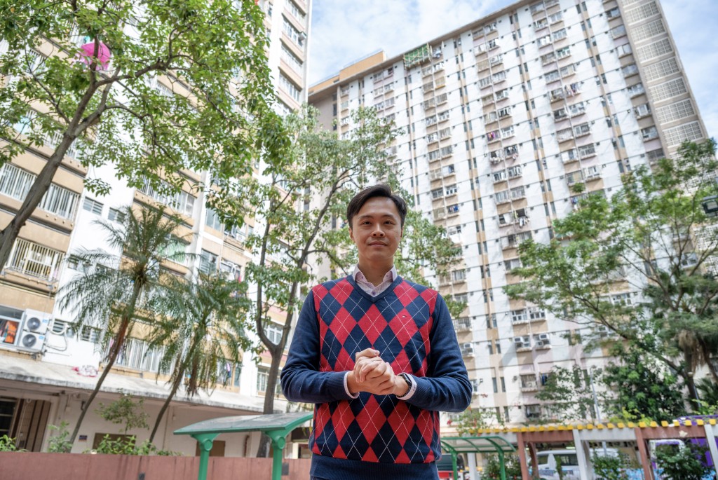 新民黨廖子聰。蘇正謙攝 新民黨廖子聰。蘇正謙攝