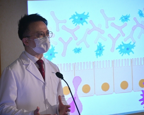 參與研究的中大醫學院院長兼腸道微生物群研究中心主任陳家亮。資料圖片