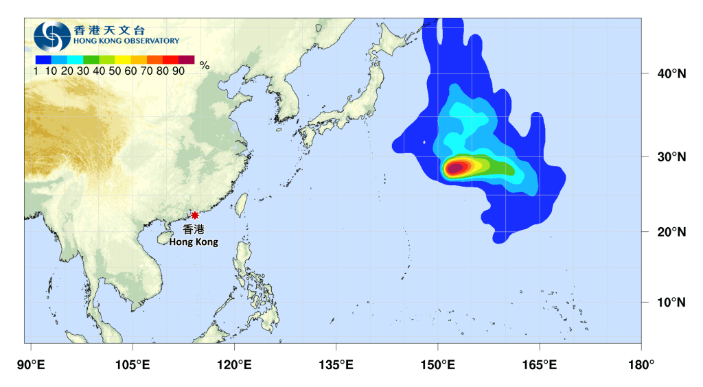 熱帶氣旋浪卡。天文台圖片 熱帶氣旋浪卡。天文台圖片