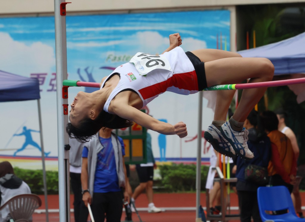 黃沅嵐是今代活躍跳高選手之一。 本報記者攝