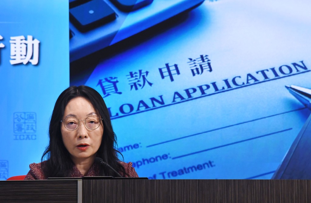 香港按証保險有限公司中小企融資擔保計劃業務運作副總裁莫愛蘭。 香港按証保險有限公司中小企融資擔保計劃業務運作副總裁莫愛蘭。