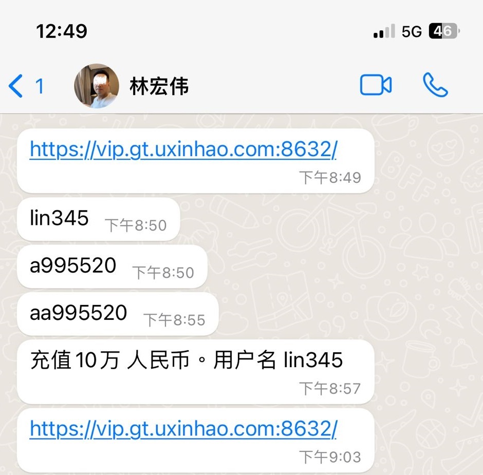 王小姐透過騙徒提供的連結，下載手機app。