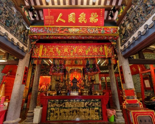 楊侯古廟建於1699年或以前。政府新聞處