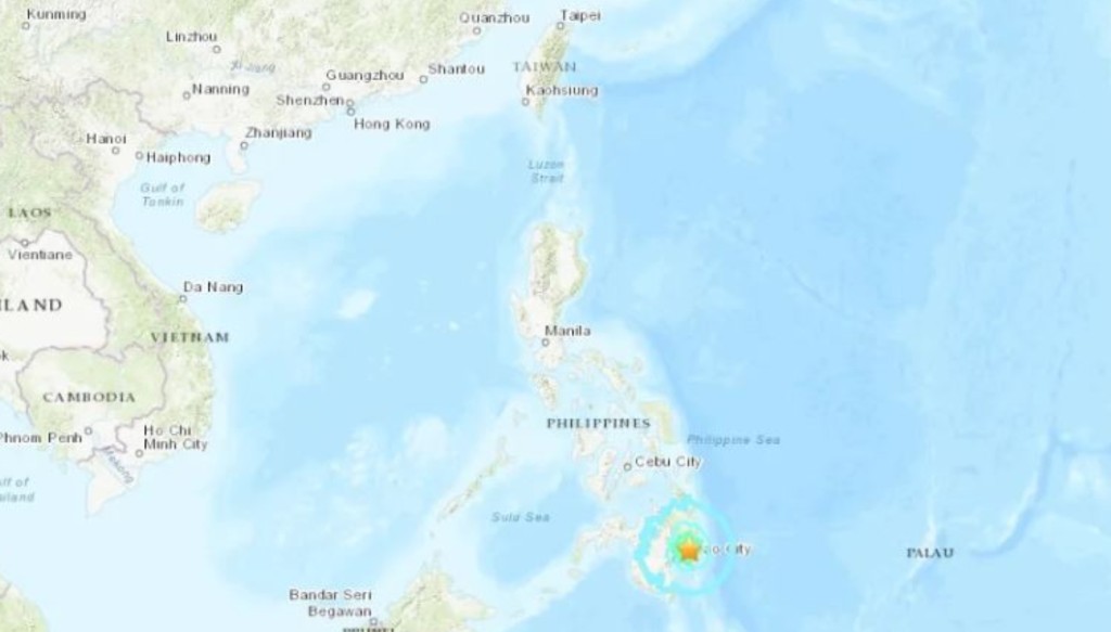 菲律賓南部發生6級地震。