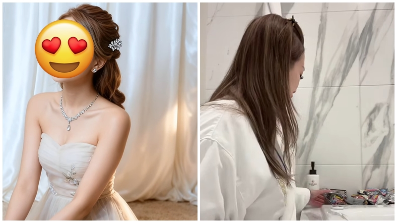 失婚艷星極度誘惑 生日片風騷撥髮疑迎第二春 短裙彎腰失守露底洩春光