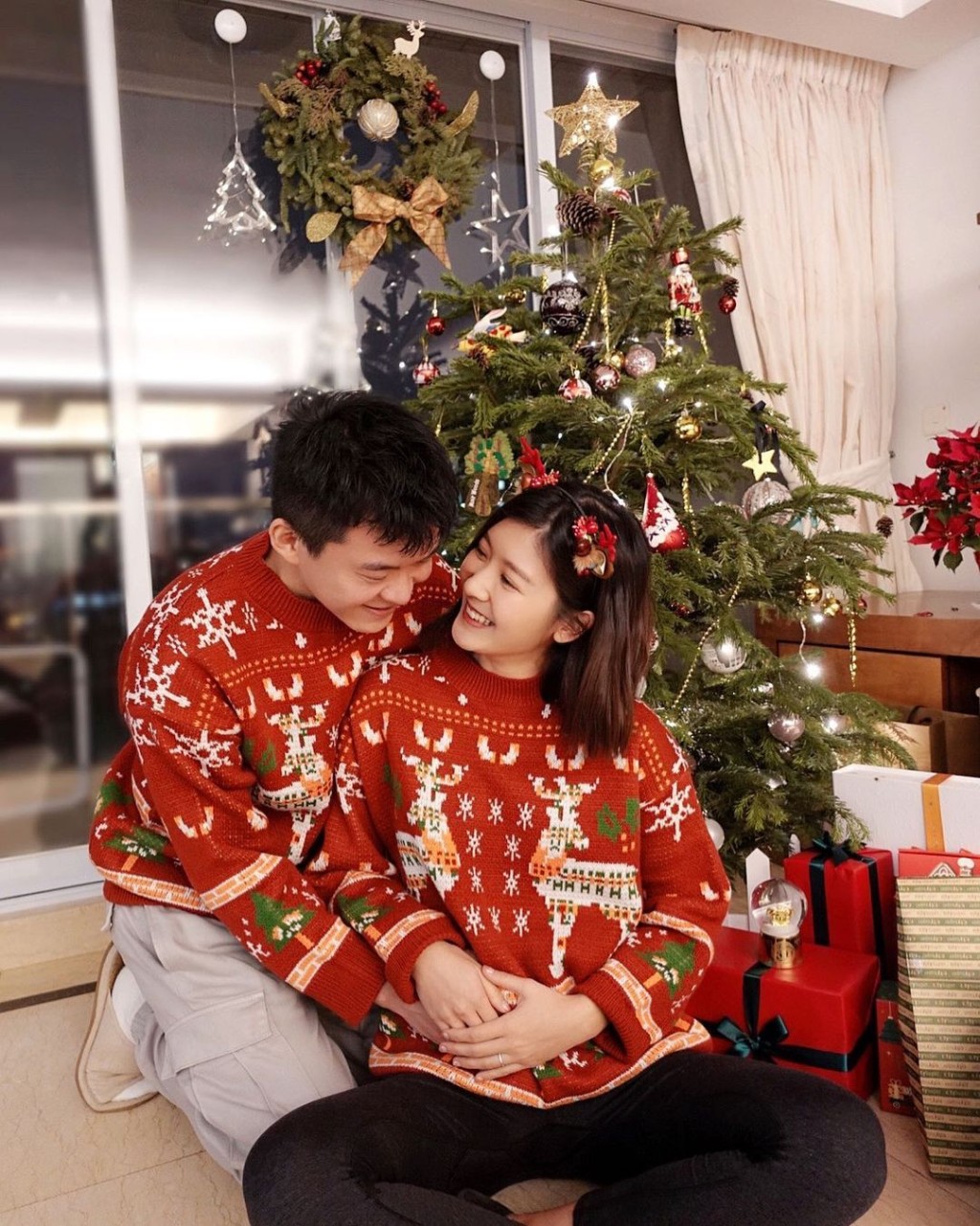 余香凝與圈外丈夫陸政渡兩個月前急急閃婚,上月終於承認奉子成婚。