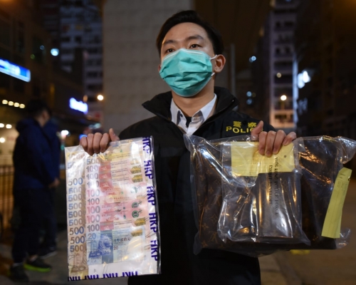 警方展示證物