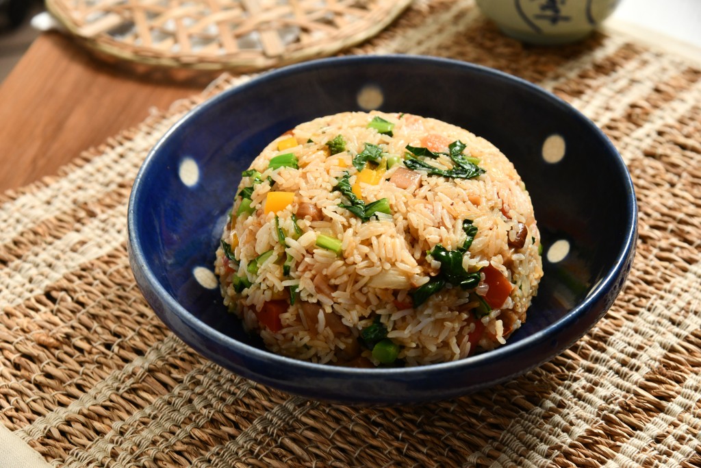 五色素菜炒飯
