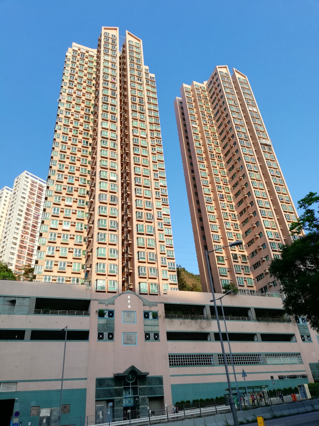 嘉翠園位於上葵涌青山公路葵涌段382號，由新鴻基地產發展，1992年入伙，共有2座，提供428個單位。