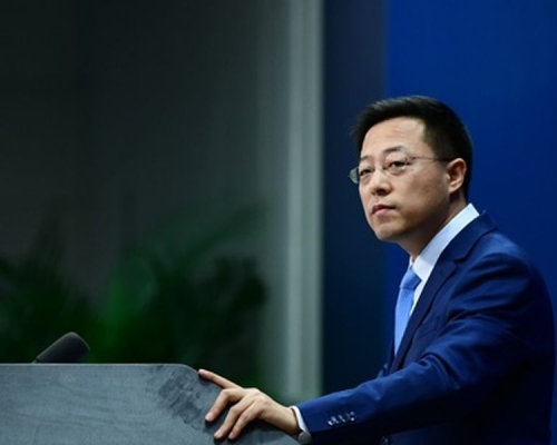 外交部發言人趙立堅。
網圖