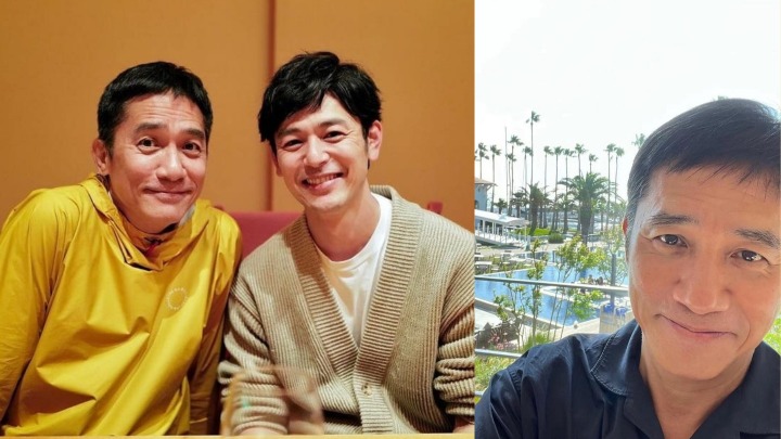 香港男神梁朝偉,又見日本男神妻夫木聰。