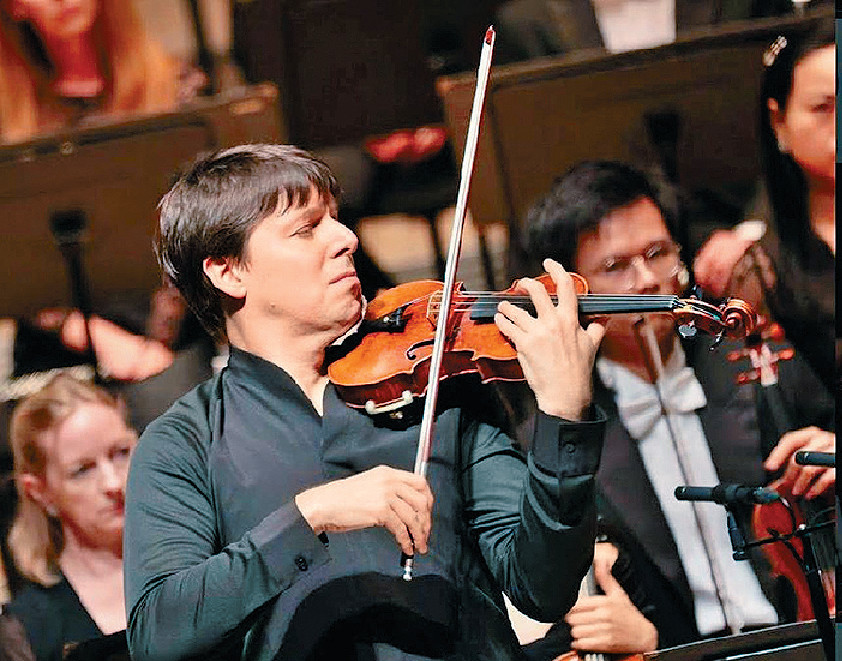 ■著名小提琴家貝爾（Joshua Bell）。
相片提供：Keith Hiro/ HK Phil