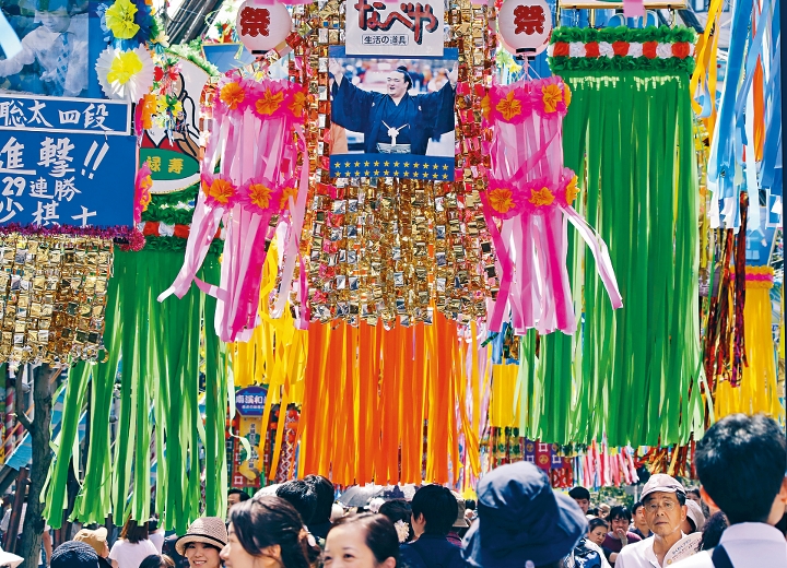 七夕這個慶典，在日本慣被稱為Tanabata，是傳說中「日本織女」棚機的名字。（美聯社資料圖片）