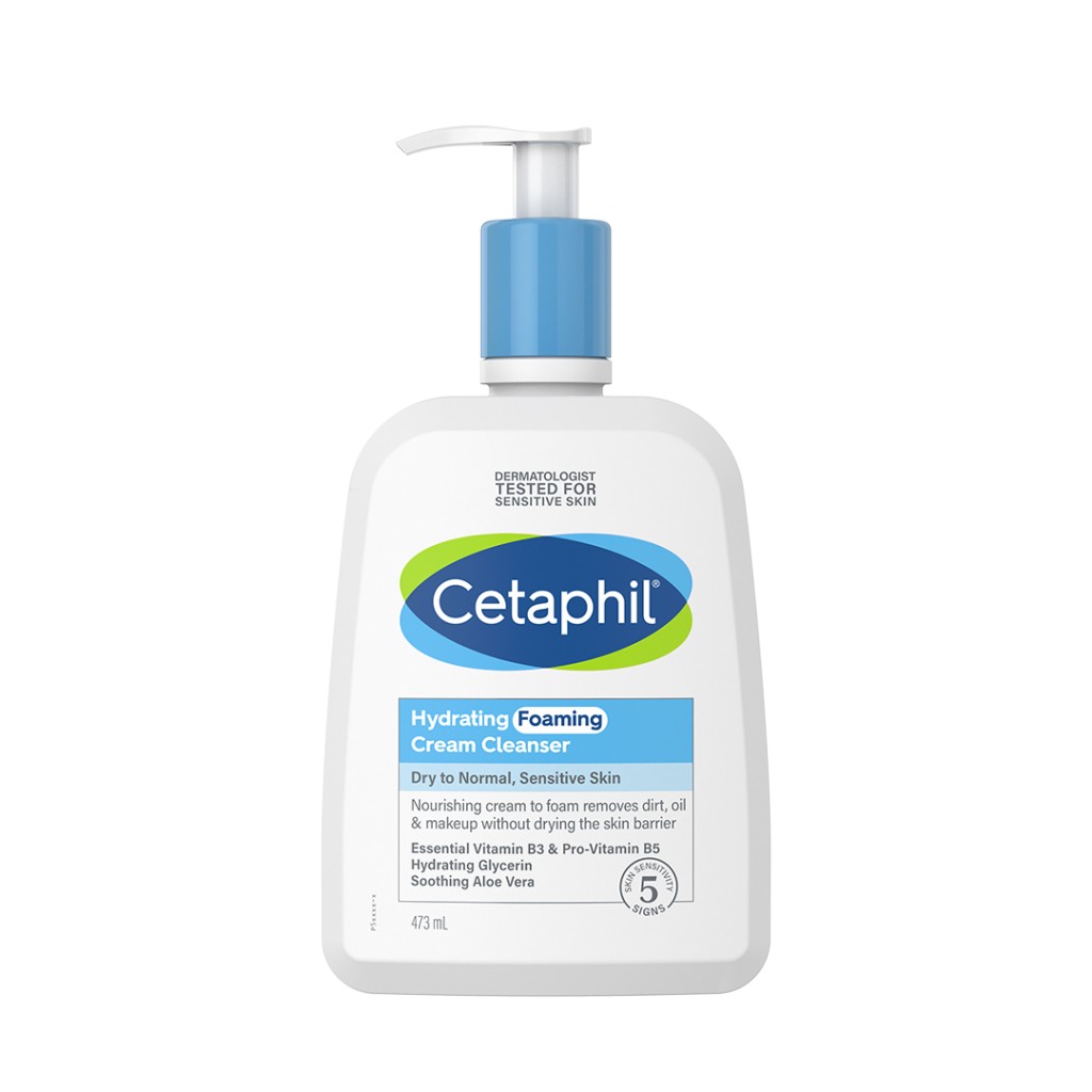 Cetaphil舒特膚益生元鎖水潔膚乳 $135 / 473毫升 （圖片來源：Cetaphil舒特膚）