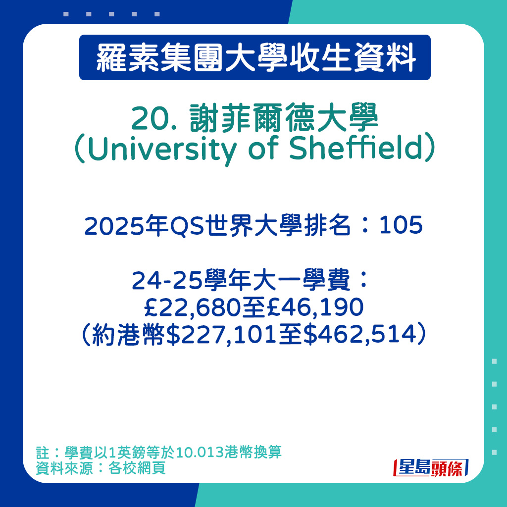 谢菲尔德大学（University of Sheffield）