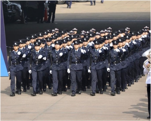 盧偉聰被捕人員佔警隊總人數非常少。