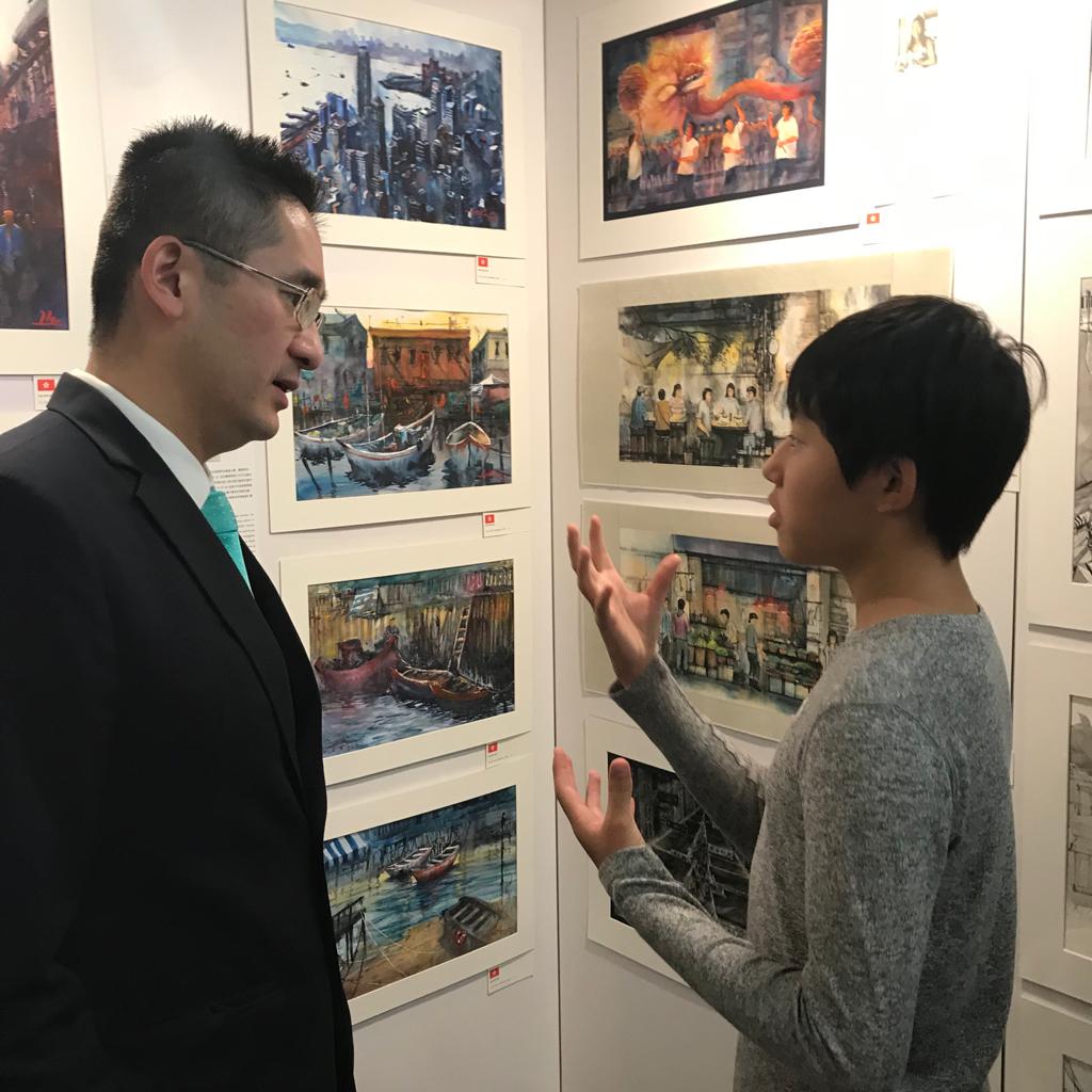 自四歲起踏入國際畫壇,Kenny很珍惜每次比賽和參加展覽的機會。 自四歲起踏入國際畫壇,Kenny很珍惜每次比賽和參加展覽的機會。