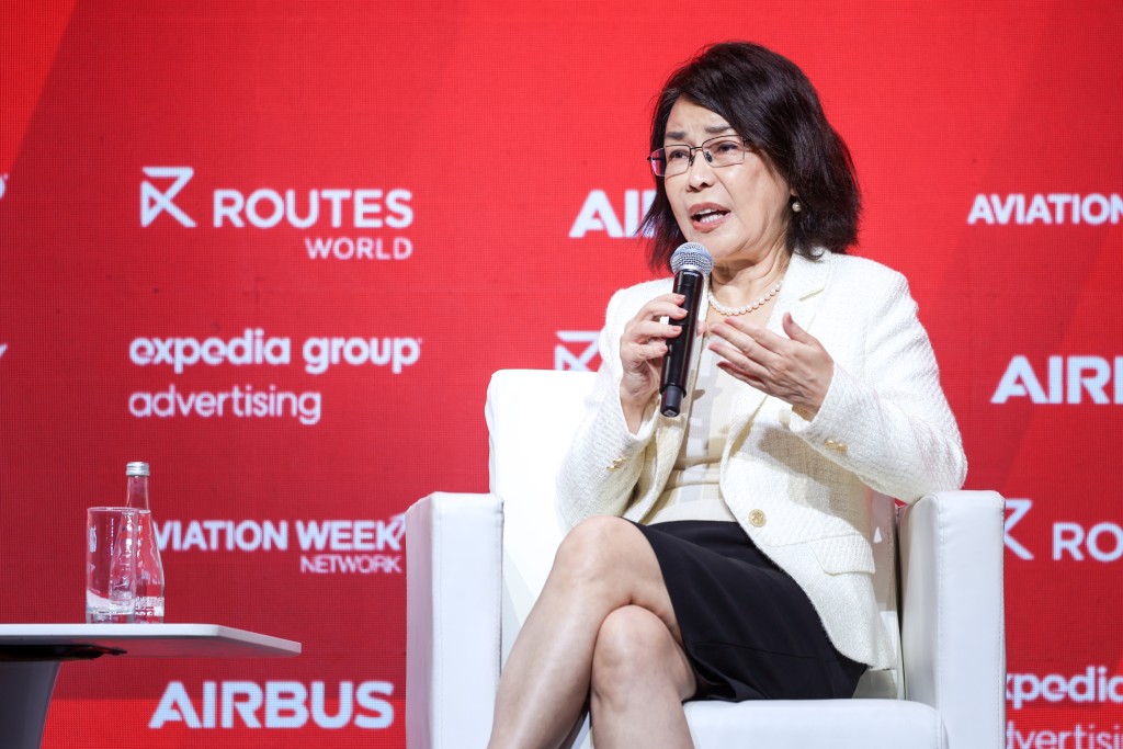 機場管理局行政總裁張李佳蕙。資料圖片 機場管理局行政總裁張李佳蕙。資料圖片