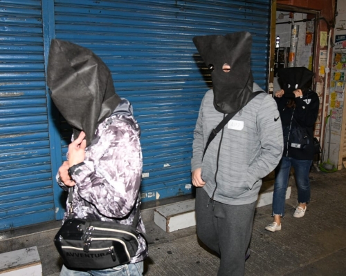 部分被捕人士。