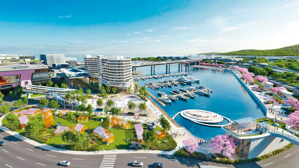 遊艇港灣是SKYTOPIA的核心項目之一，未來將成為亞洲嶄新機場海岸地標。