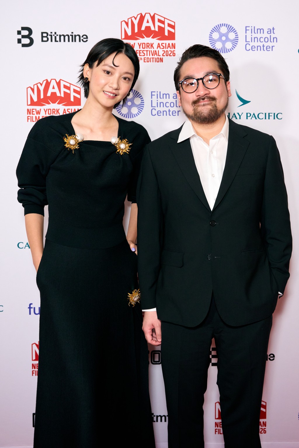 導演王德健與女主角袁澧林(Angela)一同親赴紐約出席影展。 導演王德健與女主角袁澧林(Angela)一同親赴紐約出席影展。
