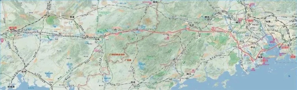 预计2027年可在深圳乘高铁到广西南宁。