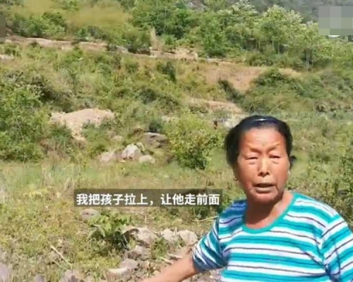 村民講述經過。網圖