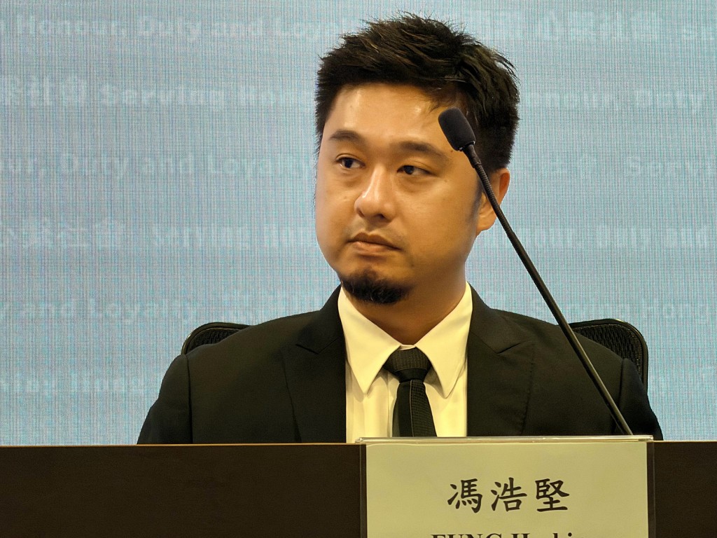 警方臨床心理學家馮浩堅。 警方臨床心理學家馮浩堅。