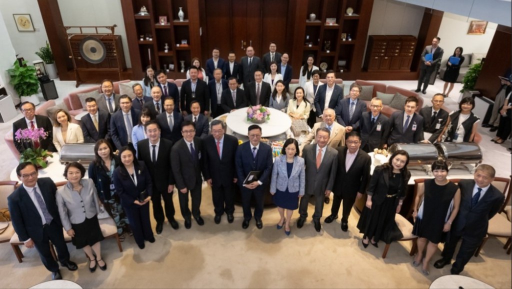 立法會今日舉行前廳交流會。相片由秘書處提供