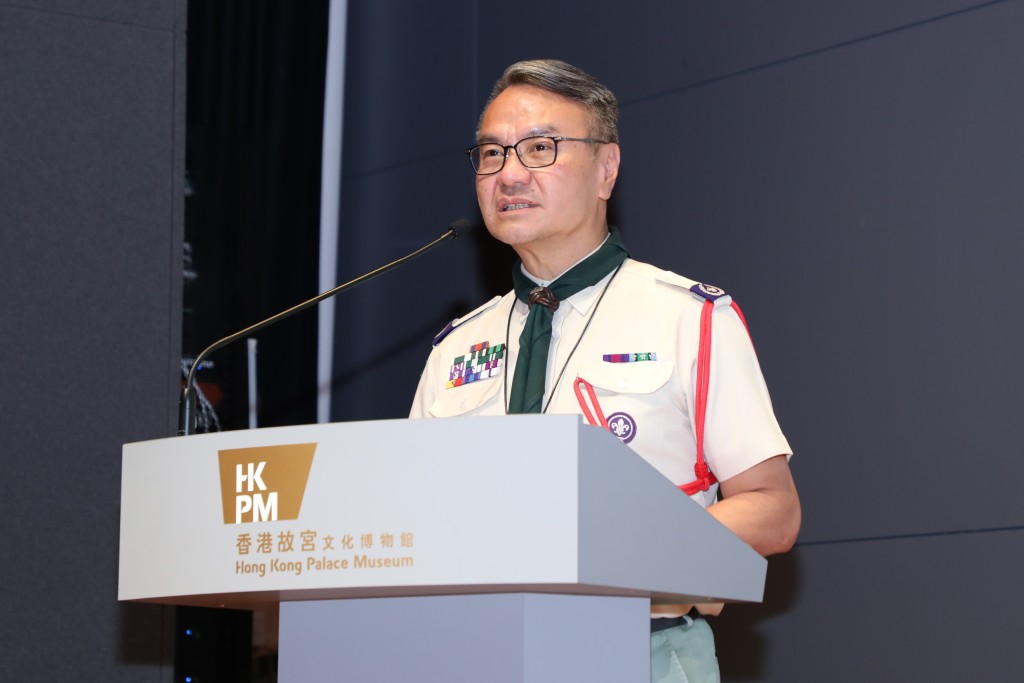 香港童軍總會總監黎偉生。香港童軍總會提供