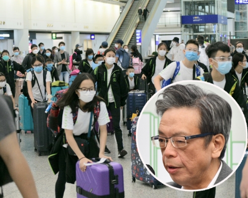 梁子超指,海外回港的人潮逐漸完結,惟仍要再觀察多14天,期間首要嚴控本地傳播。 資料圖片