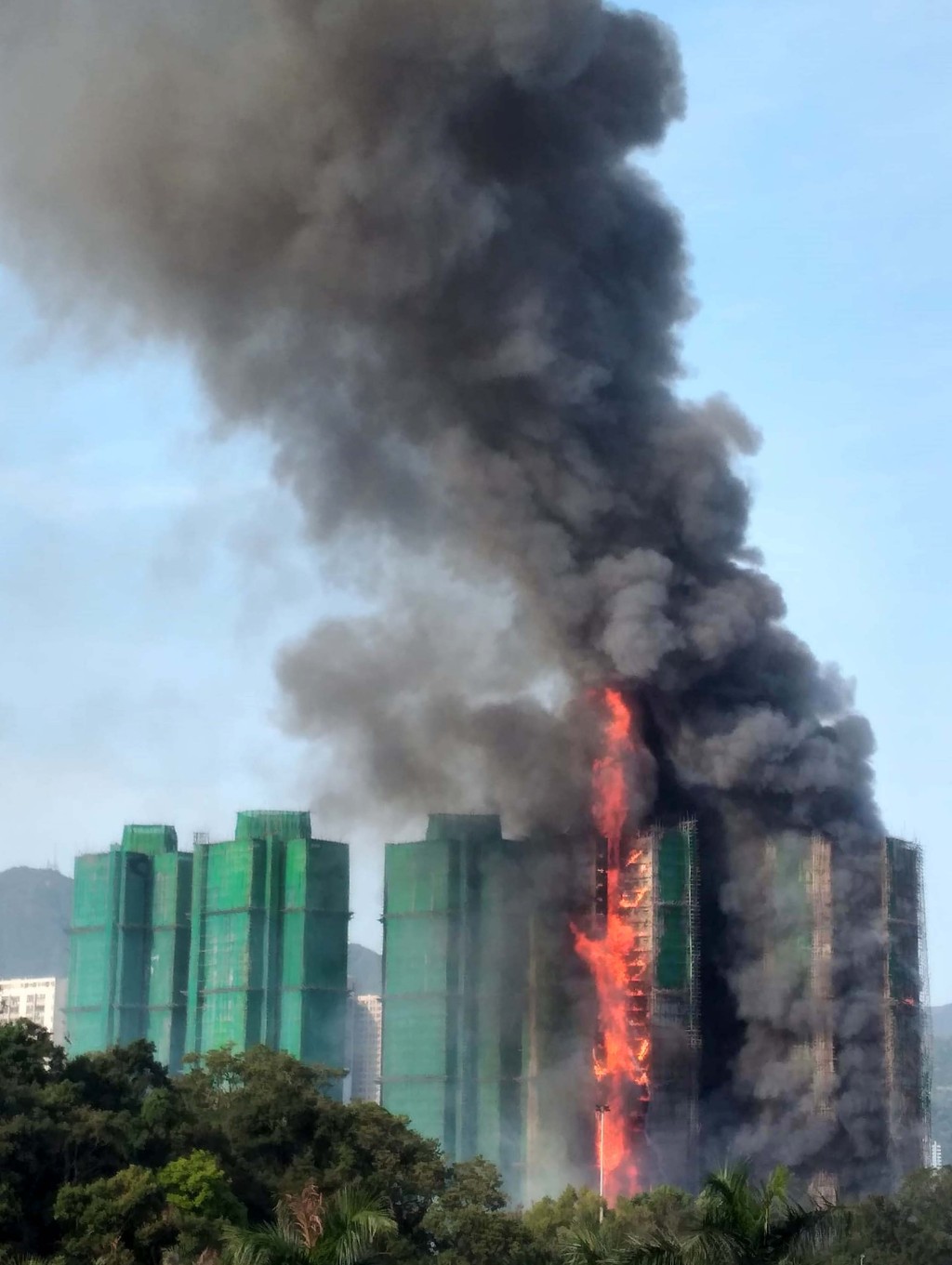 大埔宏福苑周三發生五級火。資料圖片