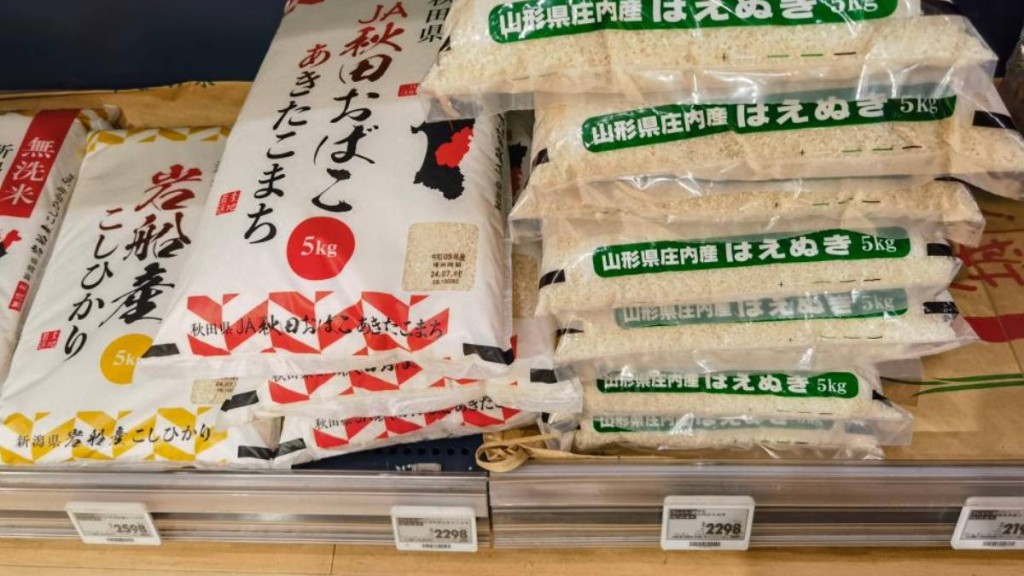日本米價不斷上升，吸引不法分子偷竊轉售。新華社